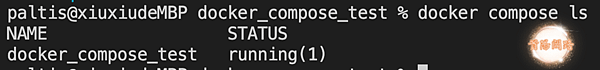 docker compose ls