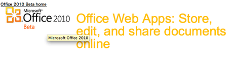 office web app 2010