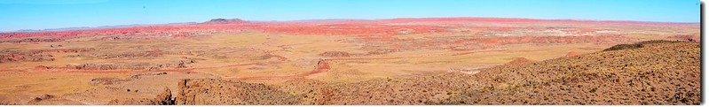 Painted Desert Panorama From Pintado Point