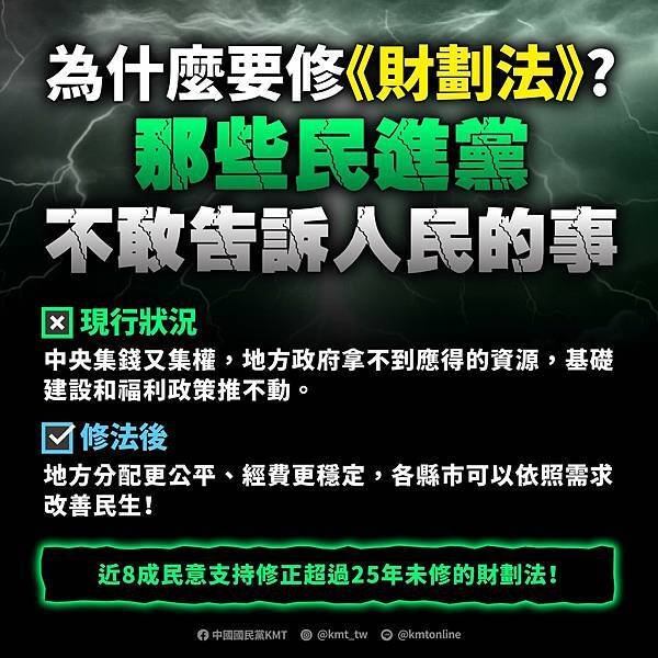 林濁水：綠完全執政8年不修財劃法 才落得「被修法」！ 民進黨