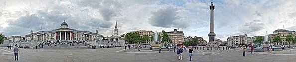 特拉法加廣場 Trafalgar Square獅子巨型銅獅-