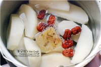 雪梨茶。作法