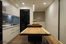 09.室內設計,新成屋設計,鋁框拉門,餐廳設計,廚房設計-01