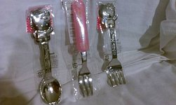 hello kitty spoon &amp; forks