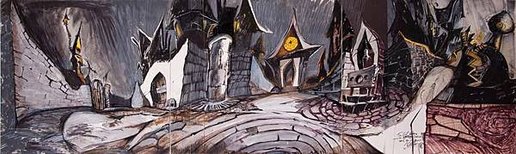 1369 Buena Vista Original Deane Taylor Halloween Town concept artwork from The Nightmare Before Christmas 12,000.jpg