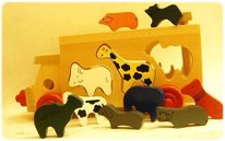 野生動物巴士積木