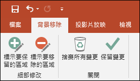 PowerPoint-在相片中取出局部內容並且填入背景色彩