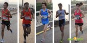 2012臺北國道馬拉松，充滿熱氣的柏油路 (3)