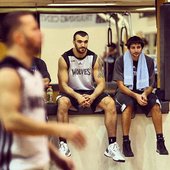Ricky Rubio與Nikola Pekovic
