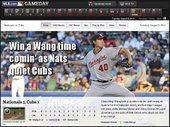 王建民復出首勝 MLB官網大圖 《Win a Wang time comin' as Nats quiet Cubs》20110809