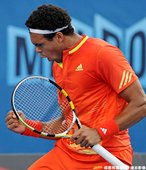 Jo-Wilfried Tsonga 第一輪以6-4,3-6,6-2,7-5擊敗Denis Istomin晉級