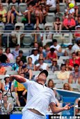 Andy Roddick 第一輪輕鬆以6-3,6-4,6-1 擊敗Robin Haase晉級