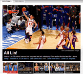 ESPN頭條2012.02.11 林書豪 All Lin!