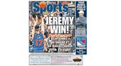 NYPOST頭條 林書豪 JEREMY WIN! 2012.02.11