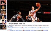 NBA頭條 林書豪 The Lin show rolls on 2012.02.15