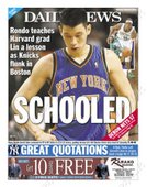 NY DailyNews 頭條 林書豪 SCHOOLED 2012.03.04