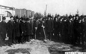 1913年 正要動土興建的紅襪芬威球場