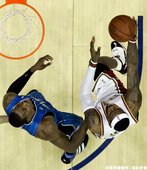 LeBron James --2009年 對魔術  小皇帝的魔法棒