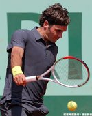 Roger Federer 強勁的反手拍