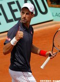 Novak Djokovic 第二輪直落三拿下斯洛維尼亞的 Blaz Kavcic