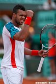 地主選手 Jo-Wilfried Tsonga 拚戰五盤 險勝 Wawrinka