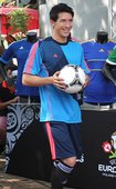 中法混血足球王子─夏維耶也出席了記者會