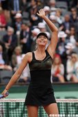 Sharapova 直落二擊敗 Kanepi，晉級四強