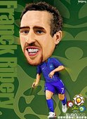 法國隊招牌球星 Franck Ribery