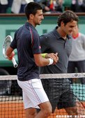 Djokovic 直落三淘汰 Federer  ，與 Nadal 爭奪法網冠軍