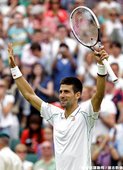 Djokovic 以 3 比 1 淘汰 Stepanek