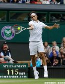 Federer 以 3 比 1 淘汰 Malisse