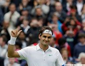 Federer 以 3 比 1 淘汰 Malisse