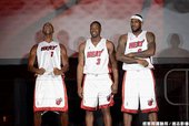 2003 T--LeBron James (1)  Chris Bosh (4)  Dwyane Wade (5)  James Jones (49)