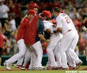 擊出再見安打的 Rafael Furcal