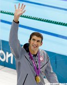 [男子游泳] Michael Phelps 喜獲摘第 16 面金牌