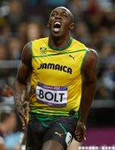 [男子田徑] Usain Bolt 勝利的怒吼