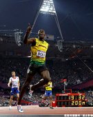 [男子田徑] Usain Bolt 最終跑出 19秒32 的成績