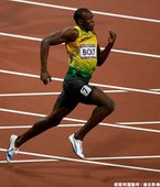 [男子田徑] 全力衝刺的 Usain Bolt