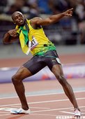 [男子田徑] Usain Bolt 展現招牌動作