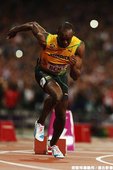 [男子田徑] Usain Bolt 的起跑動作