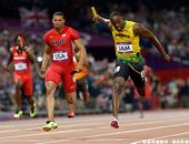 [男子田徑] Usain Bolt 率先通過終點