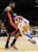 熱火vs尼克，LBJ vs Melo