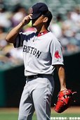 松坂大輔壓制不住運動家的炮火