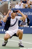 2003 年  Roddick 美網奪冠後喜極而泣