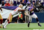 49ers 13：24 Vikings