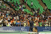Novak Djokovic 接受歡呼