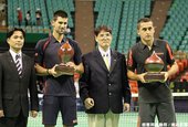 Novak Djokovic & Nicolas Almagro賽後頒獎