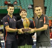 Novak Djokovic & Nicolas Almagro賽後頒獎
