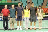 Novak Djokovic & Nicolas Almagro賽後合影
