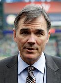 運動家隊總經理 Billy Beane 到場觀戰